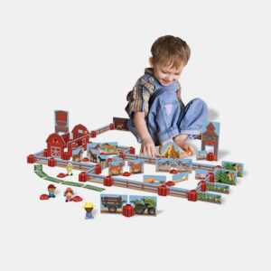 Sprig Toys Blocks Ol Macs Barnyard Playset